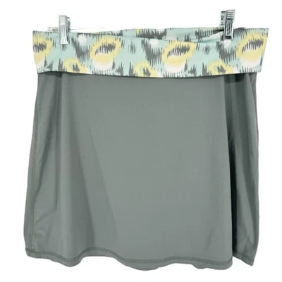 Falda Carve Designs Rowan Doblar Cintura Pull On Cubierta Ikat/Verde Talla S Gorpcore Foto 1 de 4