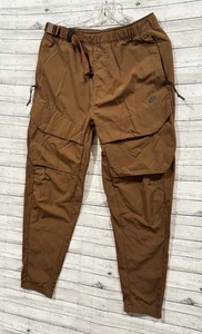 Nike Mens Tech Pack Cargo Pant Sz S Brown Woven Utility Sportswear DM5538-259 - Picture 1 of 20