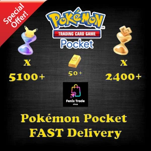 [SUPER FAST DELIVERY] Pokemon TCG Pocket with over 5100+ Pack Hourglass - Photo 1/4