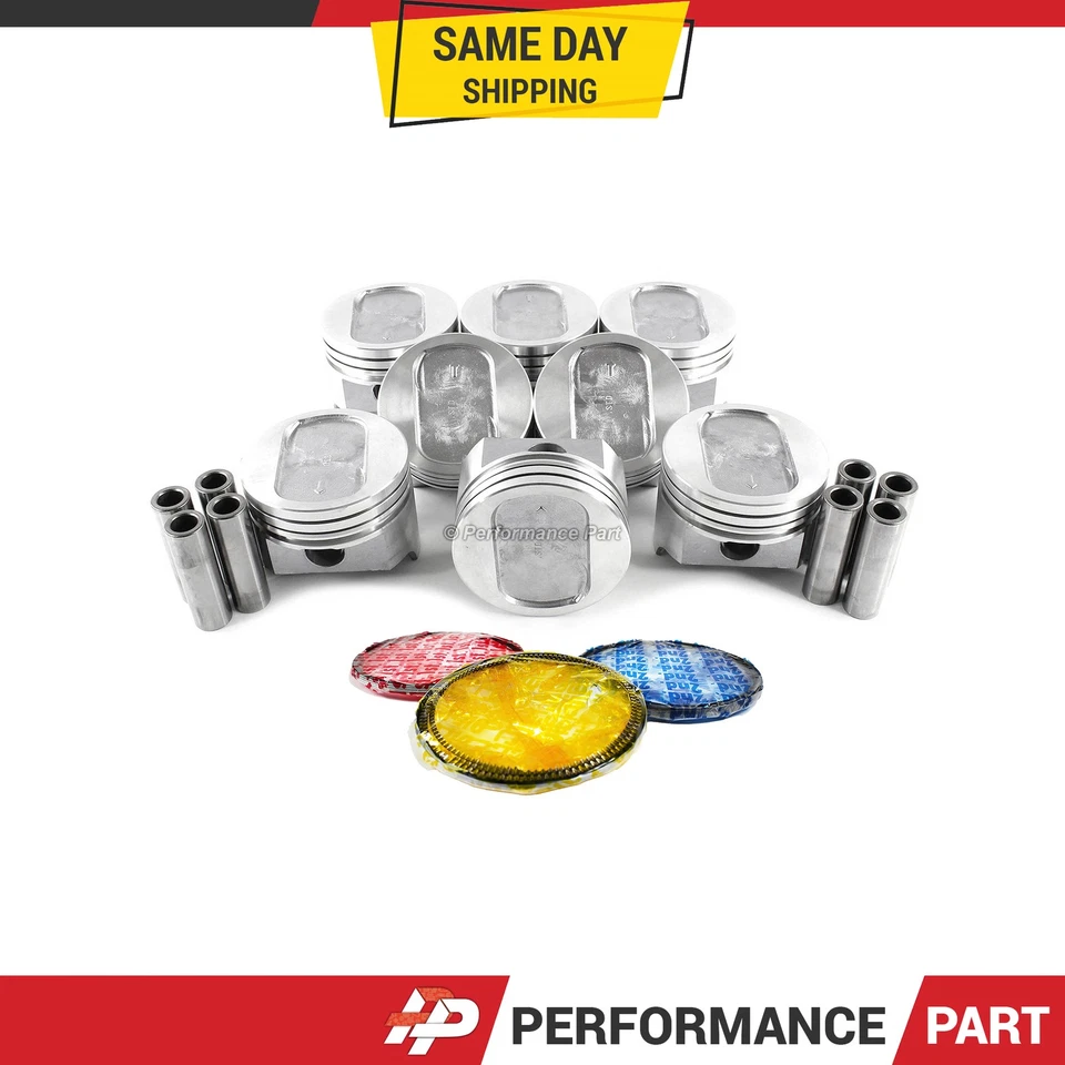 Pistones con anillos para Ford 75-93 5,8 L V8 OHV Windsor Foto 1 de 3