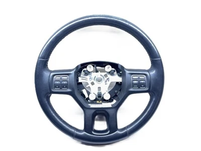 Heated Leather Steering Wheel Ram 1500 2500 3500 2013-2018 Black 1VA56DX9AF Worn - Image 1 of 4