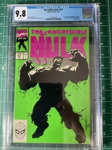 Incredible Hulk #377 CGC 9.8 White Pages 1st Professor Hulk 1991 Direct - Picture 1 of 3