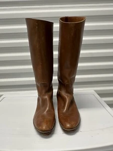 Botas de montar de oficial político vintage talla desconocida marrón alto - Imagen 1 de 13