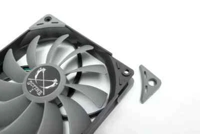 2 Pack of Scythe 120mm 3 pin Gaming PC Computer case fans SU1225FD12L-RD - Image 1 of 2