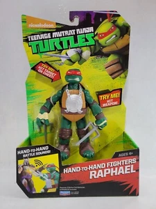 (NEW)2015 Nickelodeon TMNT Hand To Hand Fighters Raphael Figure, Playmates - Picture 1 of 6