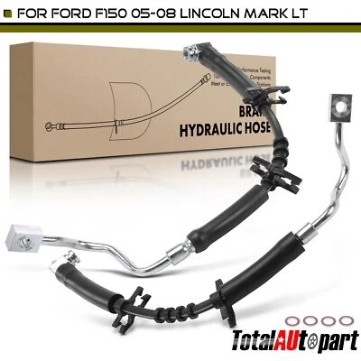 2x Manguera hidráulica de freno delantera Ford F150 2005-2008 Lincoln Mark LT 2006-2008  Foto 1 de 4