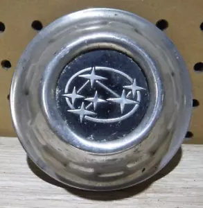 1 Vintage Subaru Metal Wheel Center Caps 4" OD OEM NICE - Picture 1 of 7