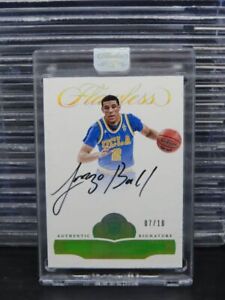 2017-18 Flawless Collegiate Lonzo Ball Gold Autograph Rookie Auto RC #07/10