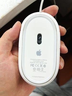 Apple G5 A1152 Wired Powerful Mouse Laser USB White PC Macbook Mac Windows - Image 1 of 3