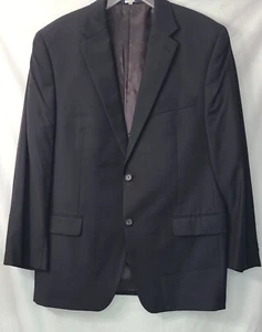 Ralph Lauren Mens Wool Sport Coat Black Blazer Suit Jacket Size 44R - Picture 1 of 8