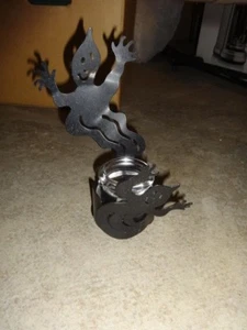 Partylite SHadow Dancer Shadowdancer Votive holder w/ original cup EUC Halloween - Picture 1 of 1