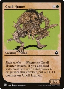 Gnoll Hunter Foil (326) Showcase Adventures in the Forgotten Realms AFR MTG - Picture 1 of 1