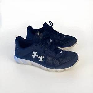 Under Armour UA  9 Running Shoes, Blue/White, Size 9.5 - Picture 1 of 8