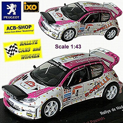 Peugeot 206 WRC Rally De Madeira 2003 #4 Per Delecour + a-C. Pauwels 1:43 - Immagine 1 di 4