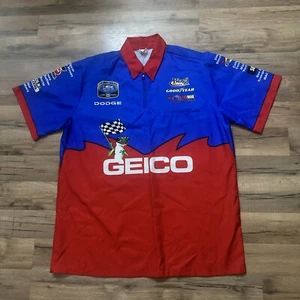 NASCAR Busch Series Team Shirt Geico Biagi Bros. Race Team Size Large New 2006 - Picture 1 of 18