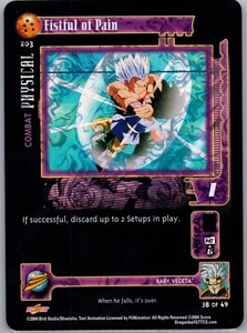 1x DBGT TCG PUÑADO DE DOLOR 203 LÁMINA ALT RARA BABY SAGA DRAGON BALL GT - Imagen 1 de 1