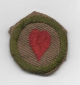 Personal Health Merit Badge, Type AA (1911-1919), Cut Down and Hand Crimped - Picture 1 of 2