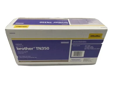 Office Max Compatible Brother TN350 Black Laser Toner Cartridge-New Open Box - Image 1 of 4