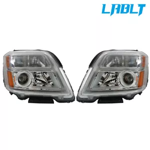 LABLT Left&Right Side Halogen Headlights For 2016-2017 GMC Terrain SLE SL SLT - Foto 1 di 9