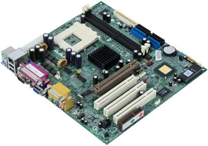 Biostar M7viq Socket 462 2x DDR AGP 3x PCI CNR MATX - Picture 1 of 3