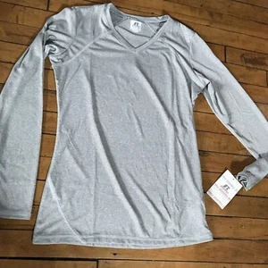 Russell Athletic Womens Medium Performance Tee NWT Dark Green (more grey though) - Picture 1 of 8