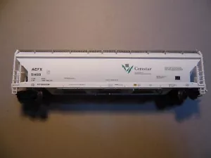 N - Atlas 40021 - ACF Center Flow 4-Bay Hopper, Cerestar ACFX LN w/M-M cpl - Picture 1 of 4