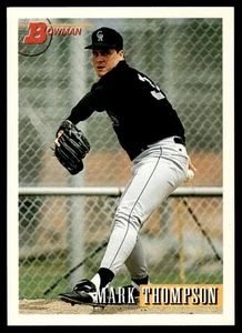 1993 Bowman Mark Thompson Rookie Colorado Rockies #8 - Picture 1 of 2
