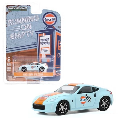Nissan 370Z Greenlight 41110 F 2020 - Gulf Oil modelo coche diecast 1:64 Foto 1 de 3