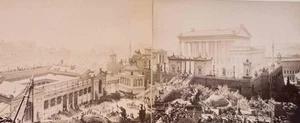 Rom Panorama Antike Franz Hanfstaengl nach Bühlmann Fotografie Abzug um 1890 - Picture 1 of 5