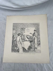 Bleak House Illustration By Frederick Pegram Art Print Charles Dickens - Picture 1 of 3