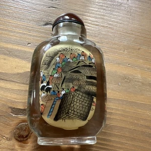 Chinese inside painted snuff bottle, Highly intricate details. - Picture 1 of 4
