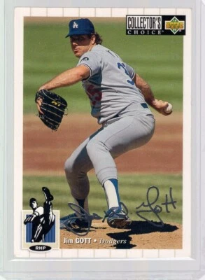 1994 Collector's Choice Silver Signature #113 Jim Gott - Image 1 of 2