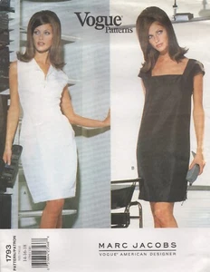 Vogue Sewing Pattern 1793 Dress x Two by Marc Jacobs LBD Size 14 16 18 UNCUT Vtg - Picture 1 of 13