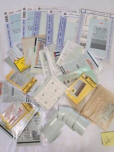 40+ N Scale Decal Sets Diesel, Freight cars SP, Amtrak, Tidewater, CN, SP&S, SF