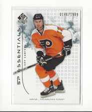 2009-10 SP Authentic #120 Jeff Carter ESS Flyers 0146/1999