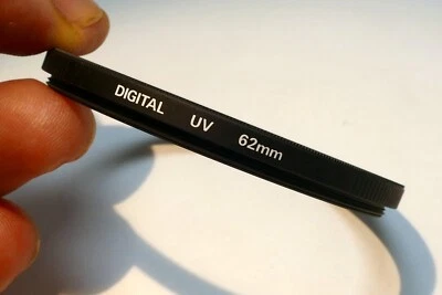 Quantaray 62mm Lens Filter Digital UV Low / Slim profile WIDE ANGLE lenses - Image 1 of 4