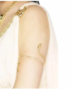 Cleopatra Costume Egyptian Snake Armband Bracelet 2 Pieces - Picture 1 of 3