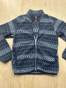 Kids Roper Fleece Jacket XL Blues Zip Up  Warm Child’s Size Aztec - Picture 1 of 5