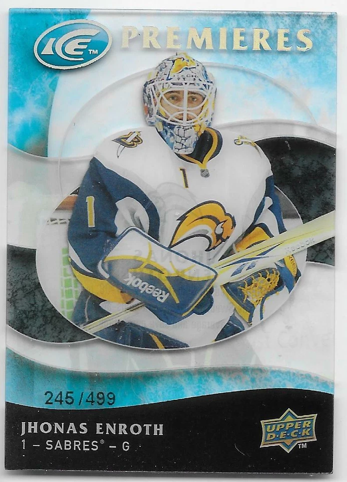 09/10 UPPER DECK ICE PREMIERES RC /1999 /999 /499 (#101-184) U-Pick from List - Image 1 of 1