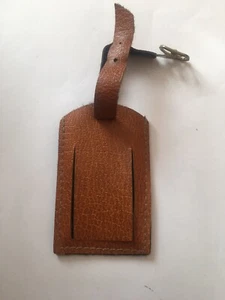 Kofferanhänger Aus Kunstleder Namensschild aus Der DDR - Bild 1 von 2