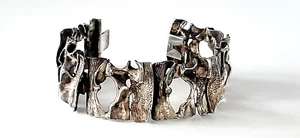 SILBER ARMBAND ° 835 / 000 ° Modernist ° Skandinavischer Stil ° Silberschmuck ° - Bild 1 von 12