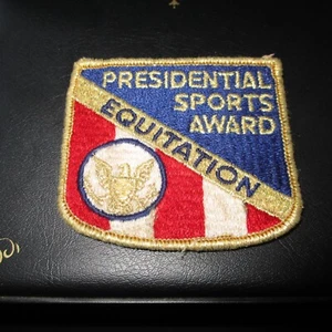 PRESIDENTIAL SPORTS AWARD EQUITATION Horse Riding Horsemanship Patch NOS - Picture 1 of 4
