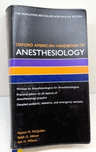 Oxford American Handbook Anethesiology U.S. Edition McQuillan 2008 Pocket Book - Imagen 1 de 22