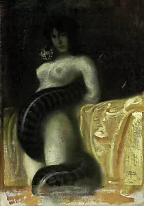 Franz von Stuck Die Sinnlichkeit Wandkunst Leinwandbild - Bild 1 von 1