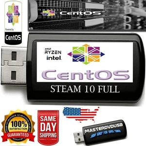 CentOS Stream 10 Bootable USB Live/Installer – Premium Metal USB FAST SHIPPING - Picture 1 of 9