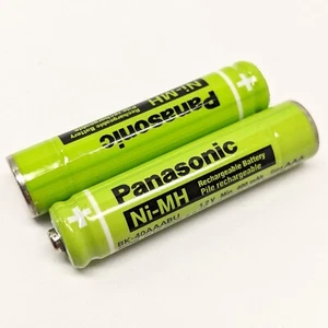 2 Panasonic Original BK-40AAABU Rechargeable Phone Batteries 400mAh Replacement - Picture 1 of 2