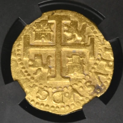 1712 Lima 8 Escudo from the 1715 Treasure Fleet MS 62 300th Anniversary Find - Image 1 of 4