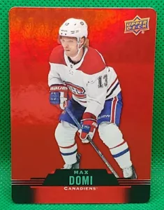 Max Domi 2020-21 UD Tim Hortons Red Die Cut #DC-14 Montreal Canadiens - Picture 1 of 2
