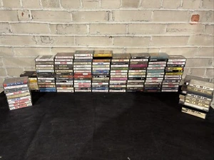 Huge 148 Vintage Cassette Tape Lot 60s-80s Rock Pop All Tested Working - Picture 1 of 20