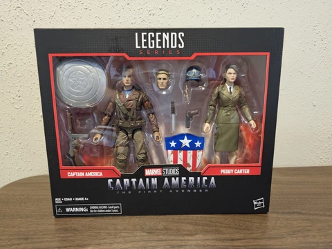 Marvel Legends 6" 80th Anniversary Captain America & Peggy Carter Cover